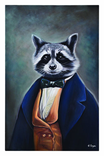 Professional Racoon Canvas 
