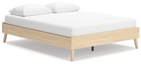  Cabinella Queen Platform Bed, Tan 