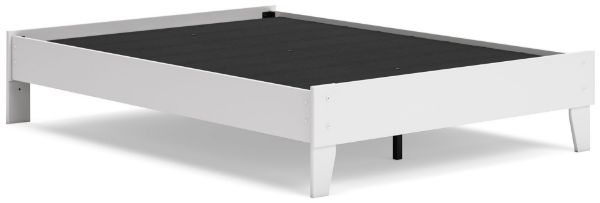  Socalle Full Platform Bed, Two-tone 