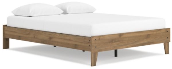  Deanlow Queen Platform Bed, Honey 