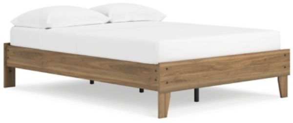  Deanlow Full Platform Bed, Honey 
