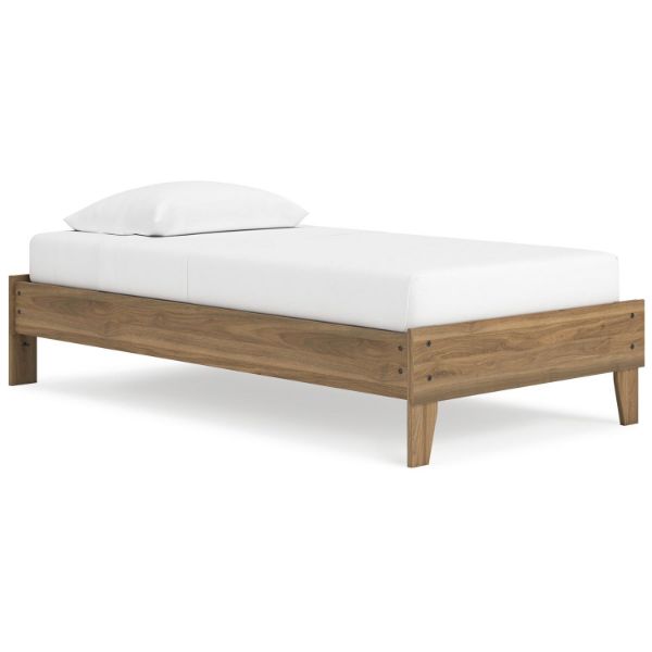  Deanlow Twin Platform Bed, Honey 