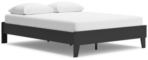  Socalle Queen Platform Bed, Black 
