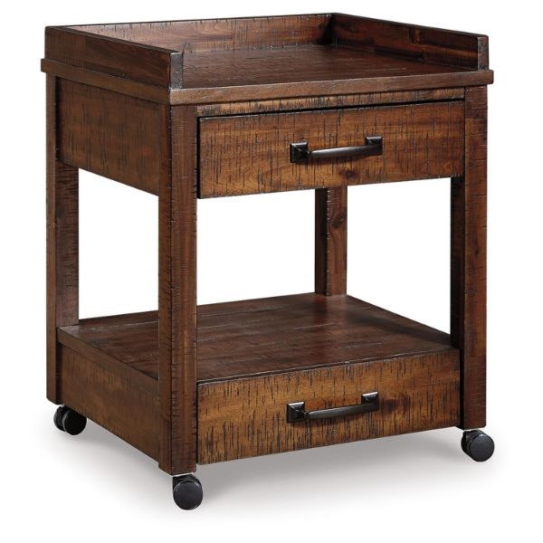  Baldridge Printer Stand, Rustic Brown 