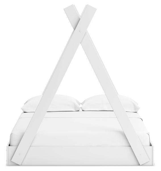  Hallityn Full Tent Bed, White 