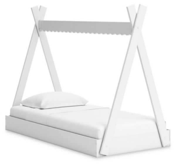  Hallityn Twin Tent Bed, White 