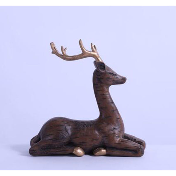 Deer With Gold Antlers 