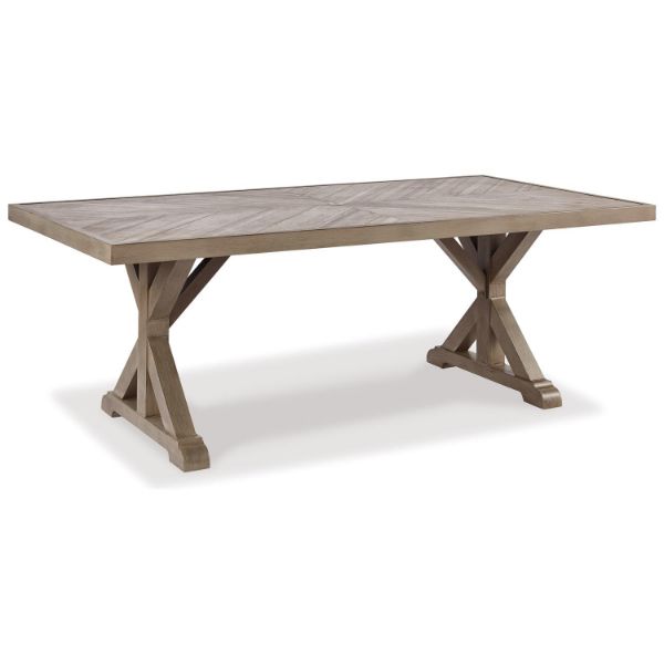 Beachcroft Outdoor Dining Table, Beige 1 Beachcroft Outdoor Dining Table, Beige