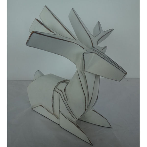 Stylized Deer Sculpture 