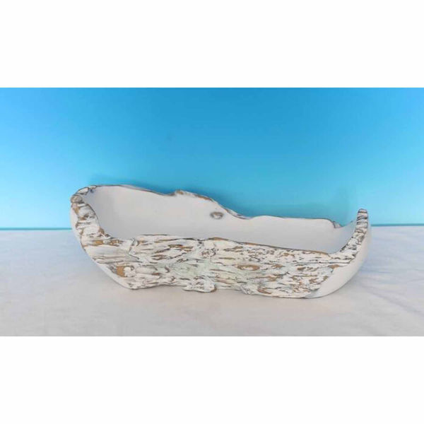 White Bark Like Bowl 