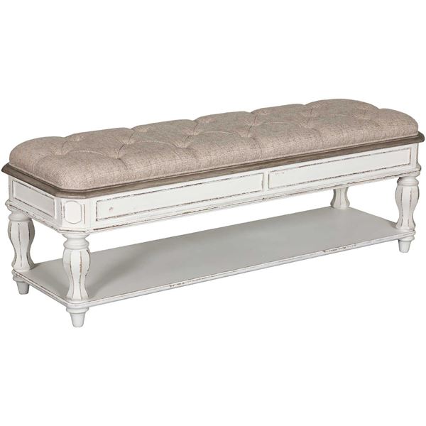 Magnolia Manor Upholstered Bed Bench 