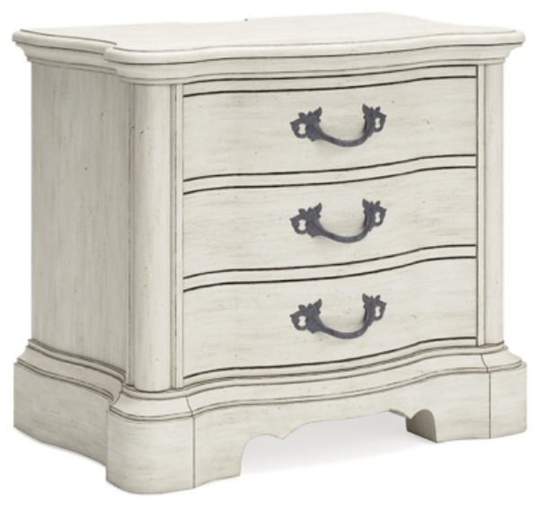  Arlendyne Nightstand, Antique White 