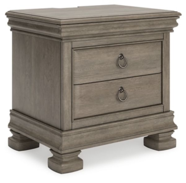  Lexorne Nightstand, Gray 