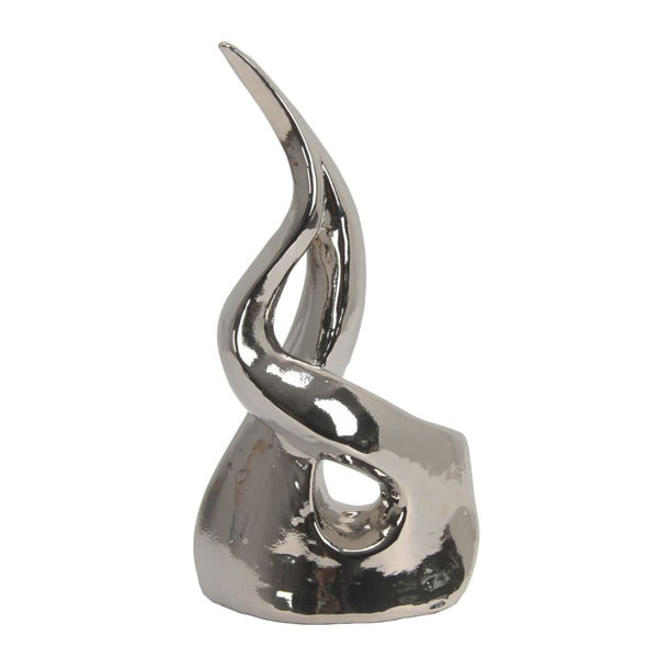 Modern Silver Sculpture 