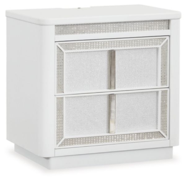  Chalanna Nightstand, White 