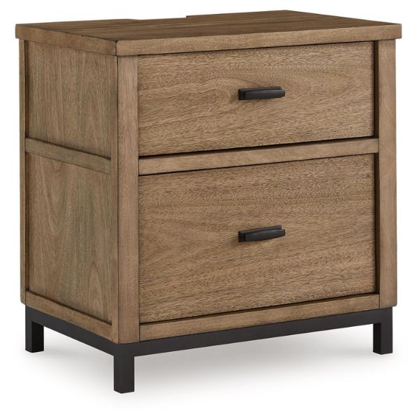  Tomtyn Nightstand, Light Brown 