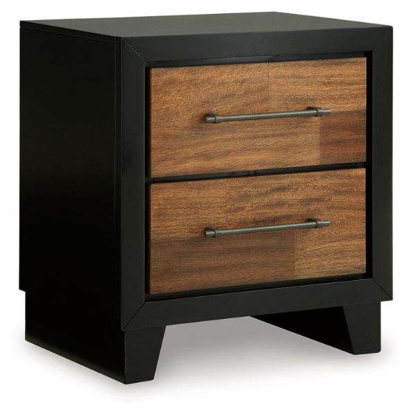  Kraeburn Nightstand, Brown/Black 