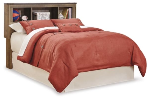  Trinell Full Bookcase Headboard, Brown 