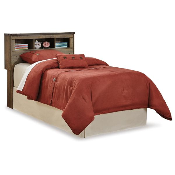 Trinell Twin Bookcase Headboard, Brown