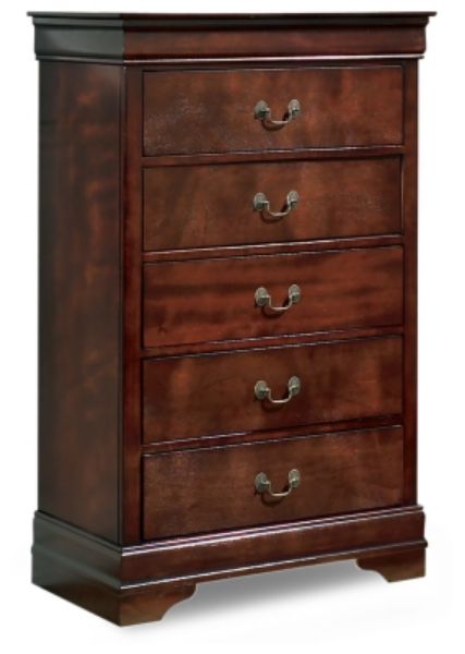  Alisdair Chest of Drawers, Reddish Brown 