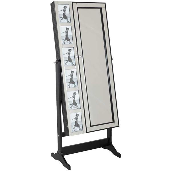 Jewely Mirror Cabinet with Photo Frames 
