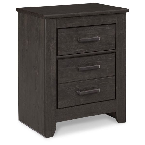  Brinxton Nightstand, Charcoal 