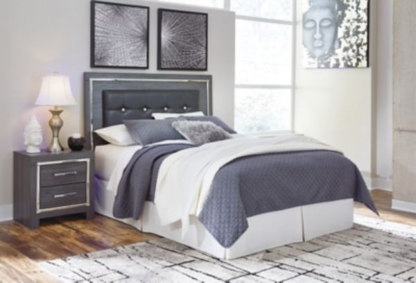  Lodanna Queen Upholstered Panel Headboard, Gray 