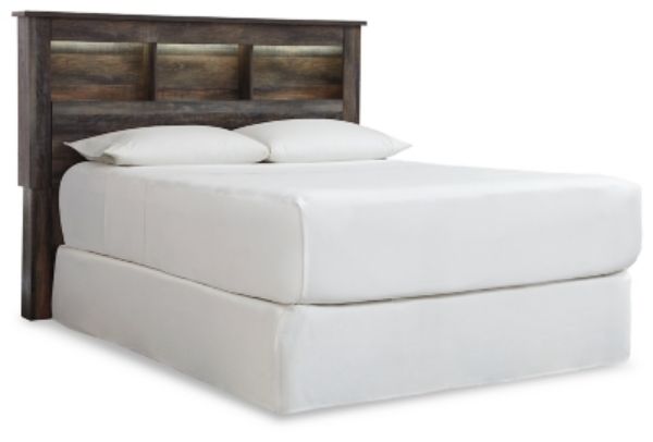  Drystan Queen Bookcase Headboard, Multi 