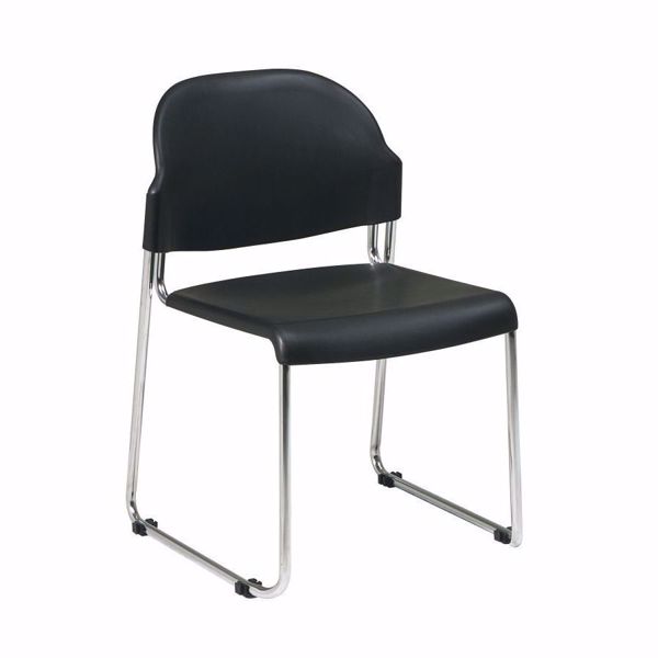 Black Plastic Stacking Chair 2 Pack 1 Black Plastic Stacking Chair 2 Pack