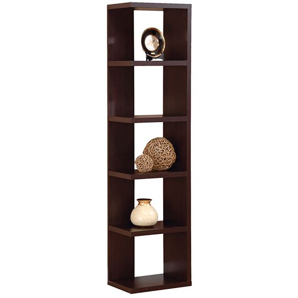  Modern Display Tower, Red Cocoa 