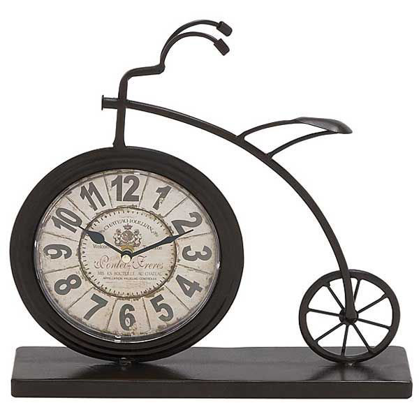 Metal Bicycle Desk Clock 