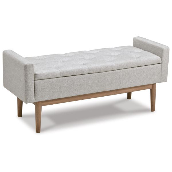  Briarson Storage Bench, Beige/Brown 
