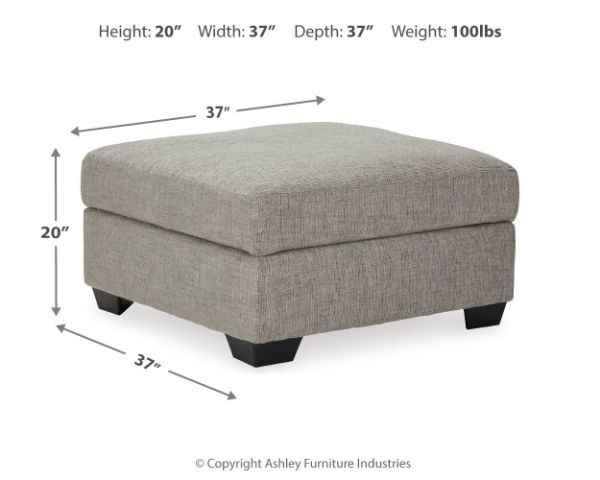  Megginson Ottoman With Storage, Storm 