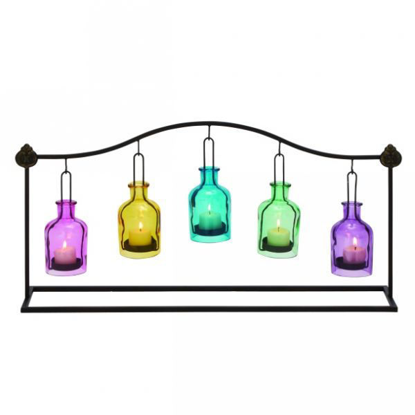 Glass Candle Holders 