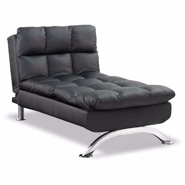 Mayfill Converta Chaise in Black 