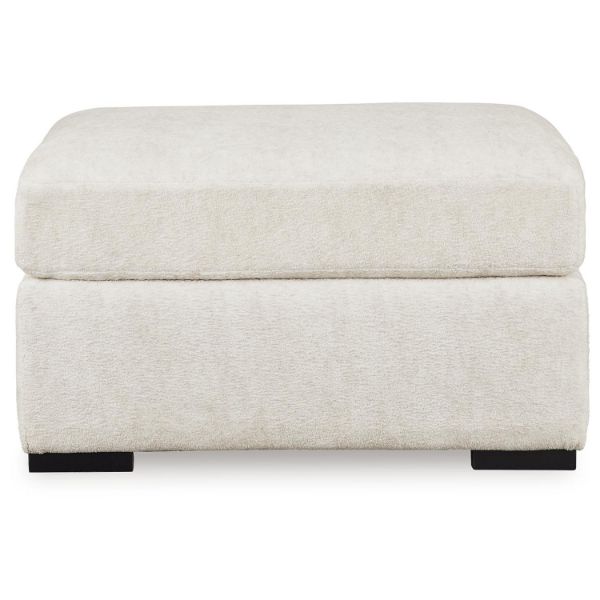  Chessington Oversized Accent Ottoman, Ivory 