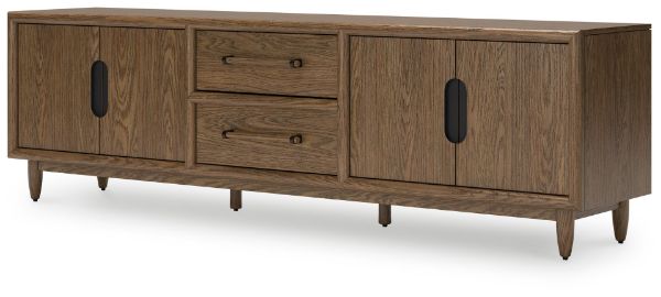  Roanhowe TV Stand 85", Brown 